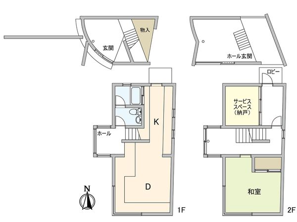 段上町五丁目戸建 間取図(平面図) 間取図(平面図)