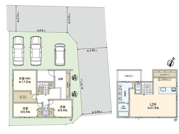 仁川町2丁目 新築戸建 間取図(平面図)