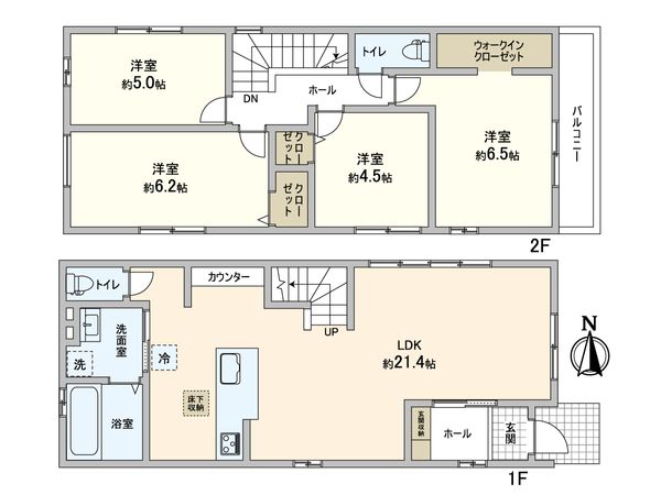 堤町 新築戸建 間取図(平面図)