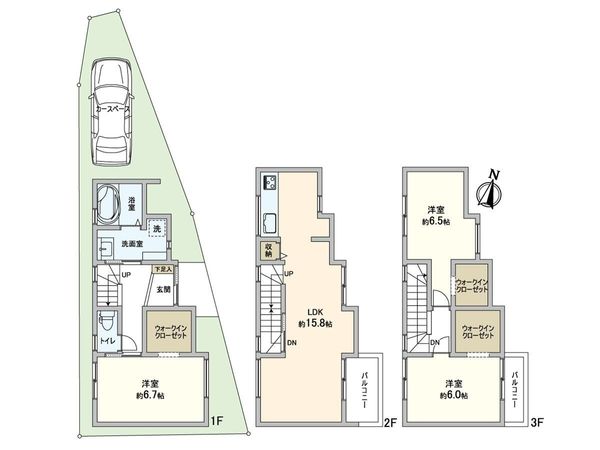 五月ケ丘 新築戸建 間取図(平面図)