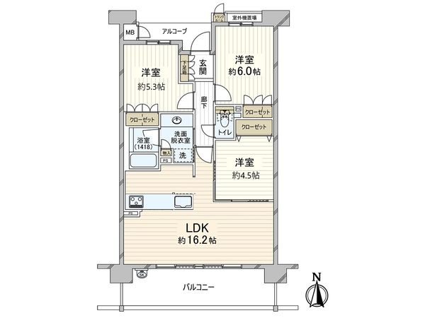 間取図(平面図)