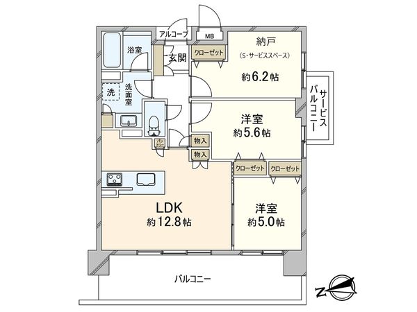 ラフィネス西宮北口ノースコート 間取図(平面図) ラフィネス西宮北口ノースコート 間取図(平面図)