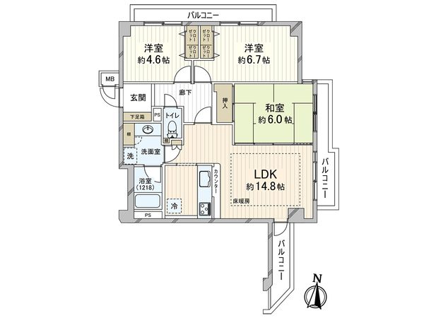 間取図(平面図)