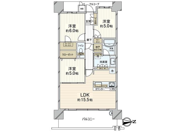 ジオ西宮北口ガーデンズ NE棟 間取図(平面図) ジオ西宮北口ガーデンズ NE棟 間取図(平面図)