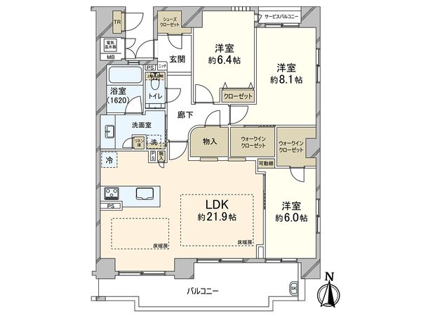 西宮北口昭和園アーバンライフ 間取図(平面図) 間取図(平面図)