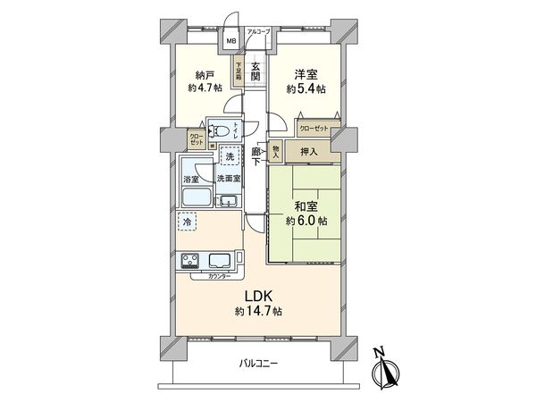 ステイツ西宮中央 間取図(平面図) 間取図(平面図)