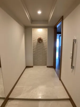 ゆったりとした玄関