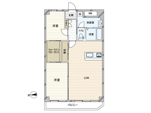 シャルム甲陽園 間取図(平面図) シャルム甲陽園 間取図(平面図)