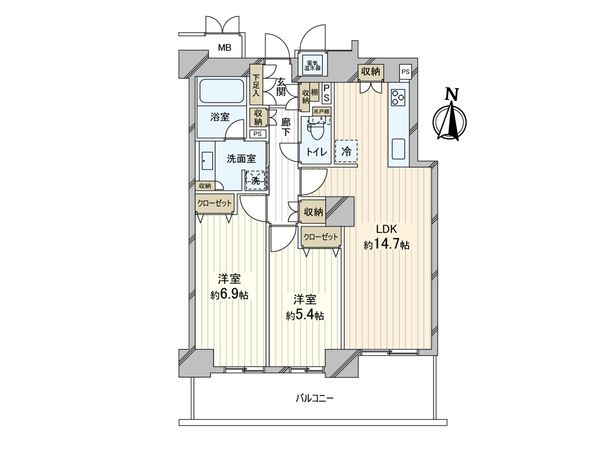ラピタス31西宮 間取図(平面図) ラピタス31西宮 間取図(平面図)