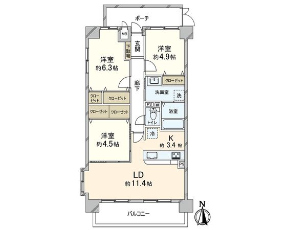 間取図(平面図)