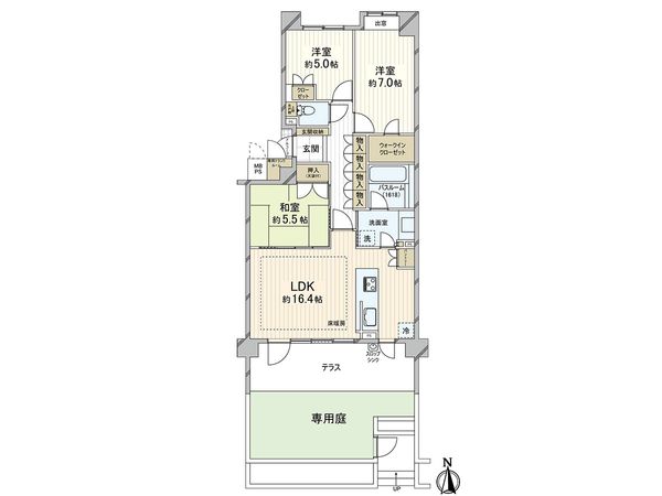 ライオンズ甲東園グランフォート 間取図(平面図) ライオンズ甲東園グランフォート 間取図(平面図)