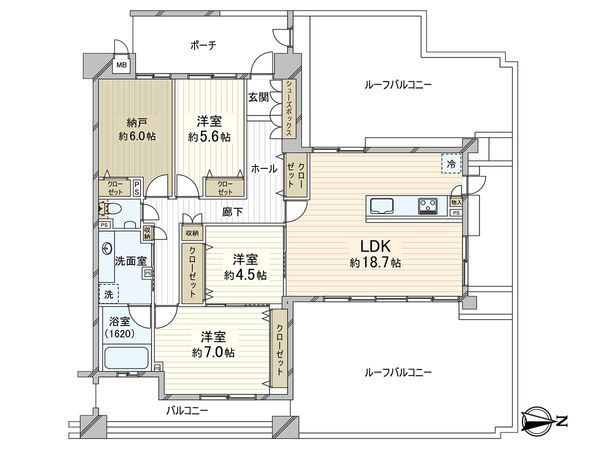 ネバーランド甲東園 Ⅱ番館 間取図(平面図) ネバーランド甲東園 Ⅱ番館 間取図(平面図)