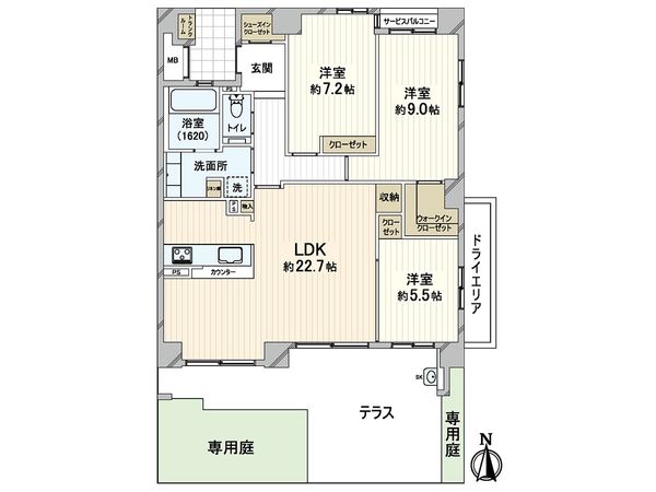 西宮北口昭和園アーバンライフ 間取図(平面図) 西宮北口昭和園アーバンライフ 間取図(平面図)