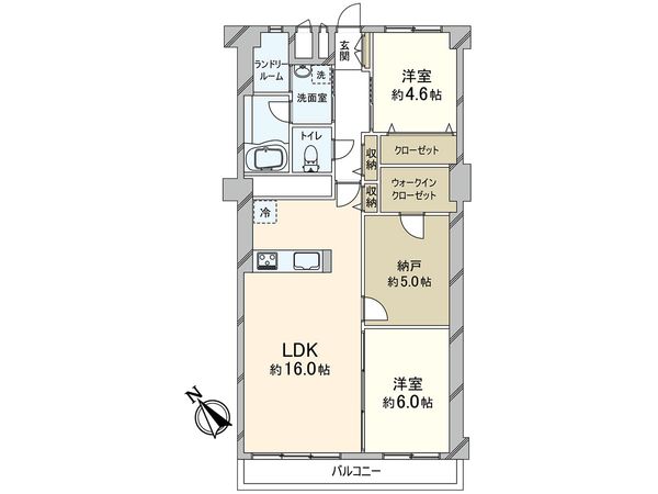 シーアイマンション第2甲陽園 間取図(平面図)