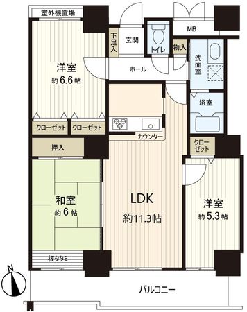間取図(平面図)