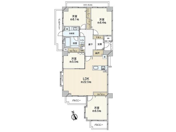 ロイヤルシャトー松並町 間取図(平面図)