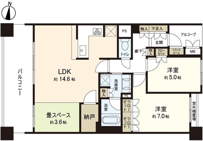 ヒルズ甲子園口二見町 間取図(平面図)