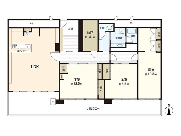 メゾン甲子園 間取図(平面図) メゾン甲子園 間取図(平面図)