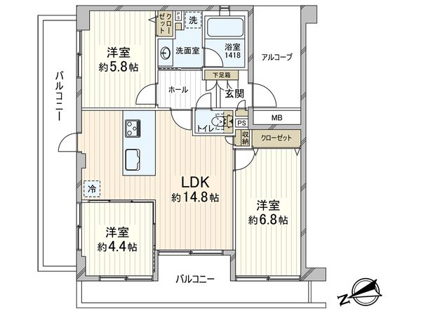 間取図(平面図)
