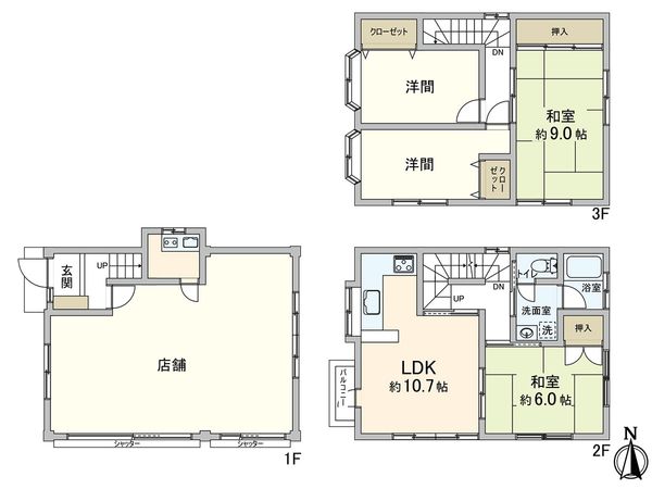 建石町 戸建 間取図(平面図) 建石町 戸建 間取図(平面図)