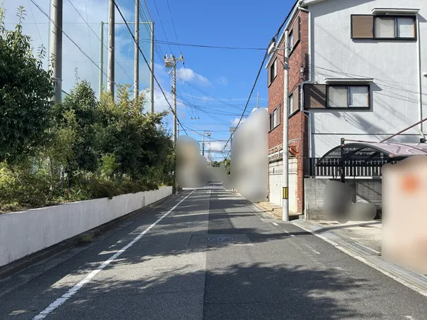 南側道路の状況