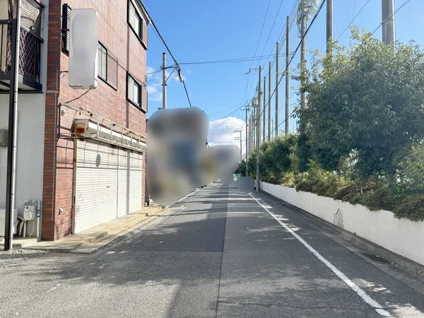 南側道路の状況