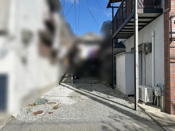 西側通路の状況