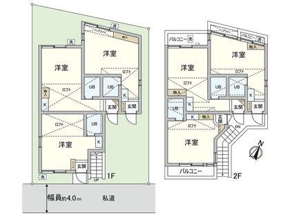 サンパレス21上ヶ原Ⅴ 間取図(平面図) 間取図(平面図)
