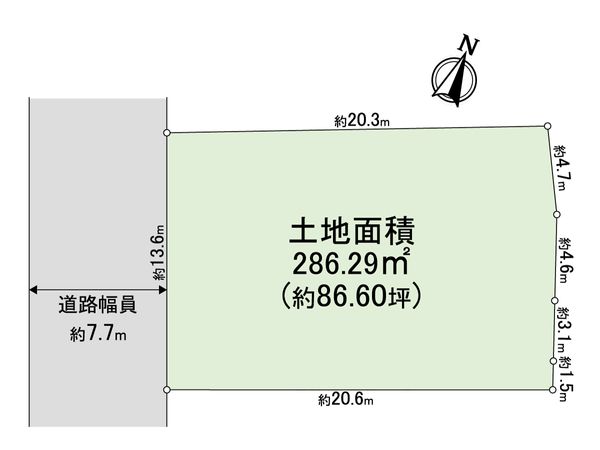精道町土地 区画図