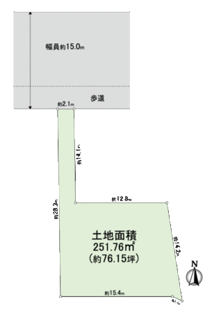 宮塚町 土地 地形図