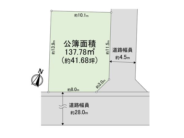 前田町 土地 区画図 前田町 土地 区画図