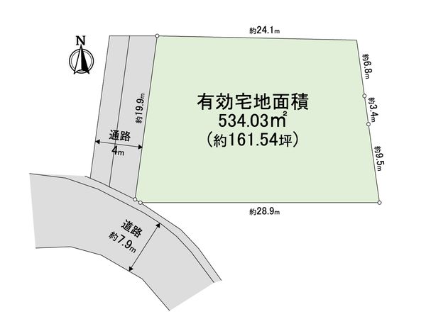 東芦屋町 土地 区画図 区画図