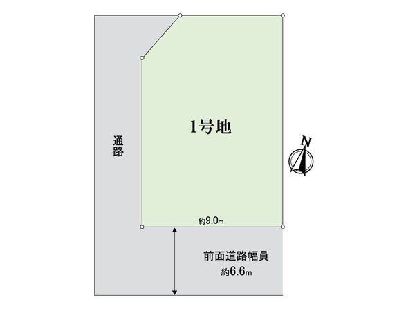 伊勢町1号地土地 区画図 伊勢町1号地土地 区画図