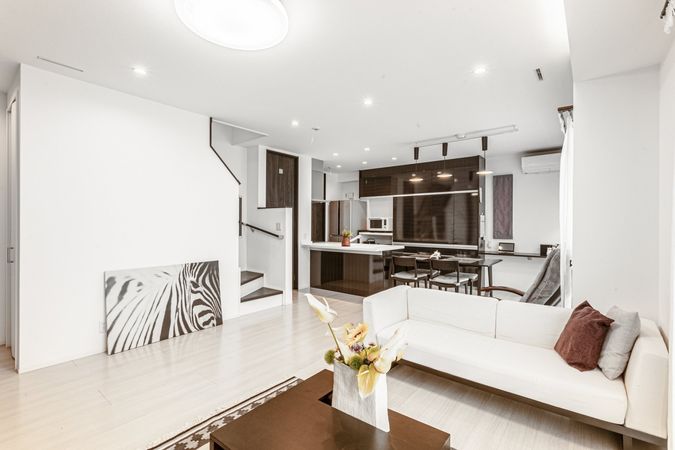 涼風町 戸建 リビング