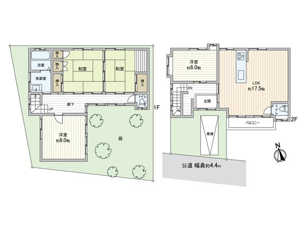 東山町戸建 間取図(平面図) 東山町戸建 間取図(平面図)