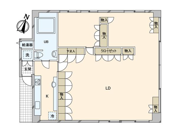 奥池町戸建 間取図(平面図) 奥池町戸建 間取図(平面図)