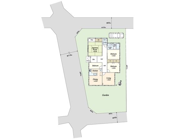 津知町戸建 間取図(平面図)