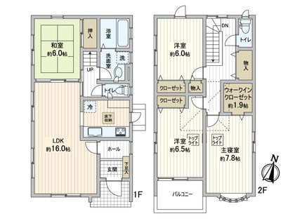 打出小槌町 戸建 間取図(平面図)
