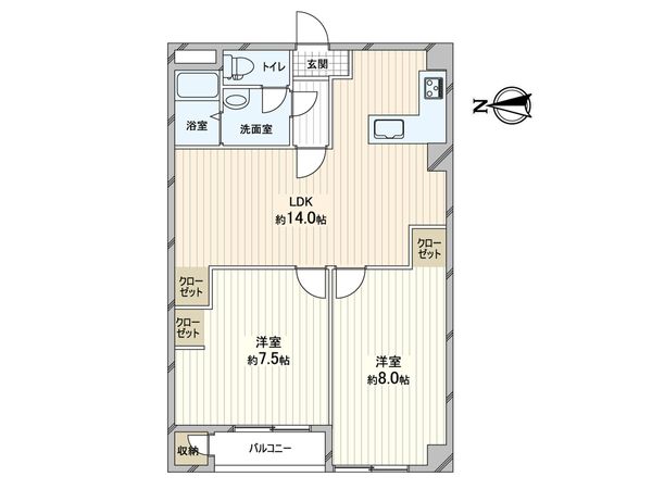 芦屋山打出住宅 間取図(平面図) 間取図(平面図)