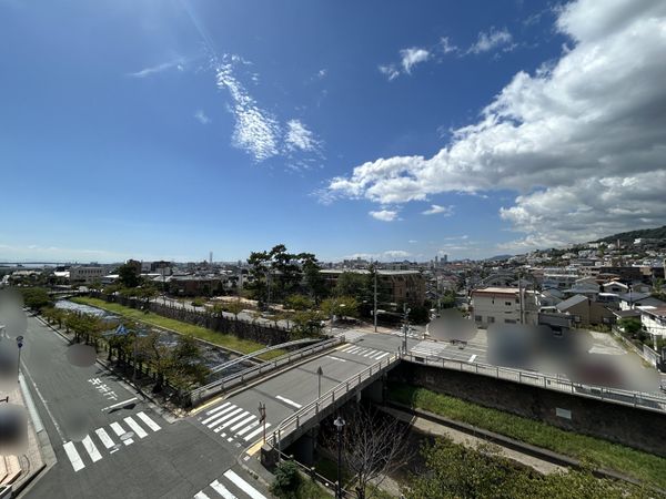 芦屋川畔松ノ内邸 眺望