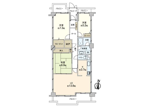 間取図(平面図)