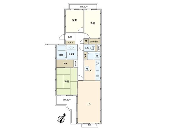 芦屋伊勢町ハウス 間取図(平面図) 芦屋伊勢町ハウス 間取図(平面図)