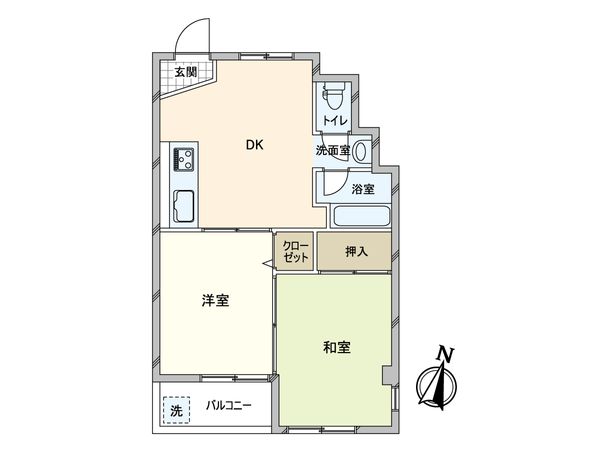 芦屋第1コーポラス 間取図(平面図) 間取図(平面図)
