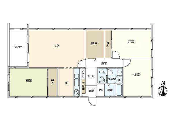 アステム芦屋 B棟 間取図(平面図) 間取図(平面図)