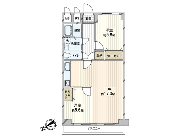 ルネ武庫川 間取図(平面図) 間取図(平面図)