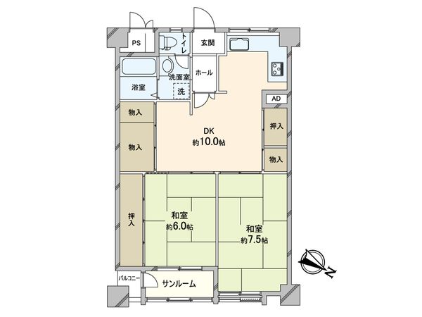 芦屋山打出住宅 間取図(平面図) 芦屋山打出住宅 間取図(平面図)