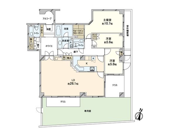 芦屋親王塚パーク・マンション 間取図(平面図) 芦屋親王塚パーク・マンション 間取図(平面図)