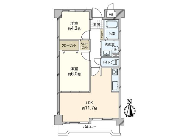 アルディア伊勢 間取図(平面図) 間取図(平面図)