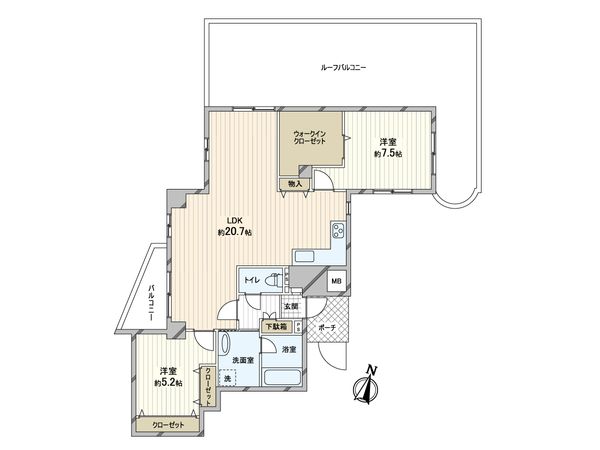 セレッソコート芦屋大原 間取図(平面図)