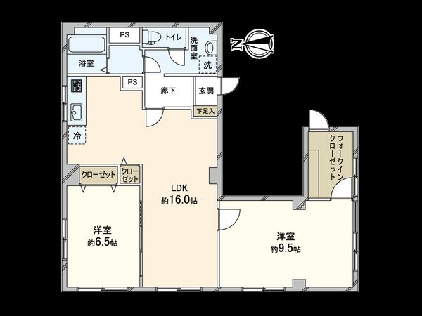 シーサイドコーポ芦屋 間取図(平面図) シーサイドコーポ芦屋 間取図(平面図)
